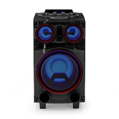 Nedis Bluetooth® Party Speaker | Maksimal batteritid: 6.5 timer | 120 W | Bære håndtak | Party lys | Equalizer | Sort