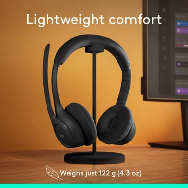 Logitech Zone 300 trådløst headset (grafitt)