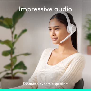 Logitech Zone 300 trådløst headset (off white)