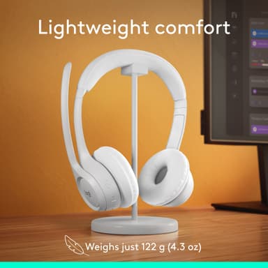 Logitech Zone 300 trådløst headset (off white)