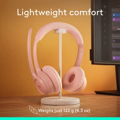 Logitech Zone 300 trådløst headset (rose)