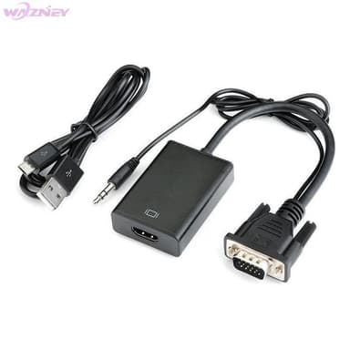 NÖRDIC VGA til HDMI adapter 1080p 60Hz HDCP 1.2