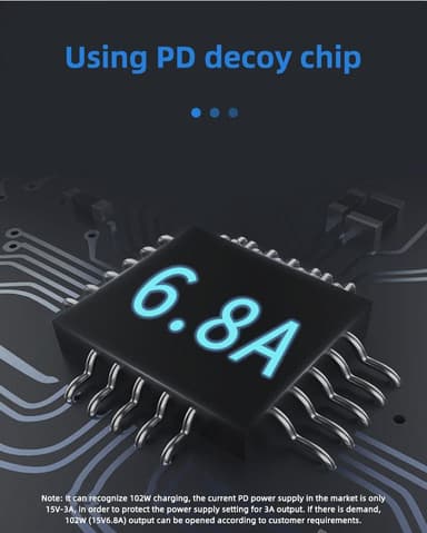 NÖRDIC USB-C ladeadapter for Microsoft Surface 15V 6.8A 102W