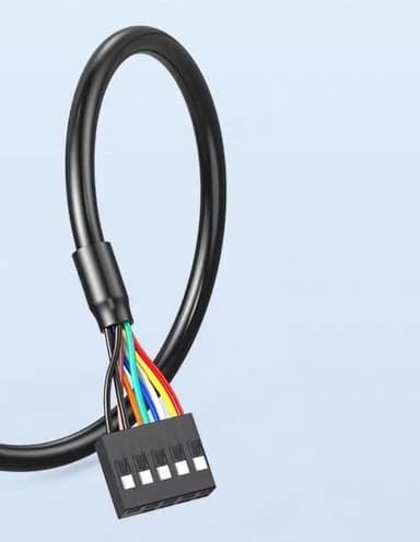 NÖRDIC 9 PIN USB2.0 til 20/19pin USB 3.0 adapter 12cm