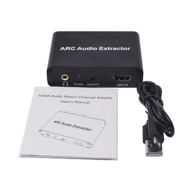NÖRDIC HDMI ARC til RCA SPDIF TOSLINK Koaksial og Stereo HDMI Arc Converter DAC