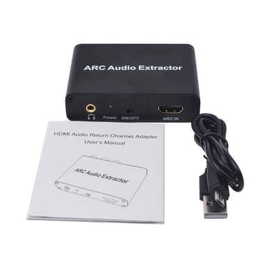 NÖRDIC HDMI ARC til RCA SPDIF TOSLINK Koaksial og Stereo HDMI Arc Converter DAC