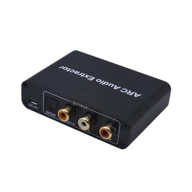 NÖRDIC HDMI ARC til RCA SPDIF TOSLINK Koaksial og Stereo HDMI Arc Converter DAC