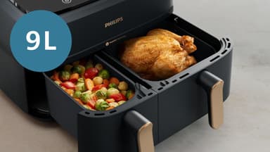 Philips 3000 Series airfryer med to kurver NA352/00