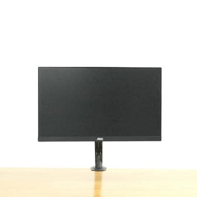 NÖRDIC Monitorarm Table Bracket med gassfjær for 1 skjerm, 17 ""-27"", aluminium og stål, svart, skjermbrakett