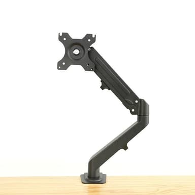 NÖRDIC Monitorarm Table Bracket med gassfjær for 1 skjerm, 17 ""-27"", aluminium og stål, svart, skjermbrakett