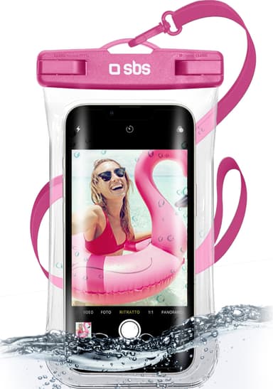 SBS 6,8" universalt vanntett deksel (rosa)