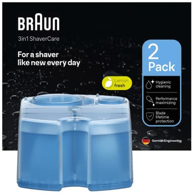 Braun Clean & Charge påfyllspatroner 176677 (2-pakning)