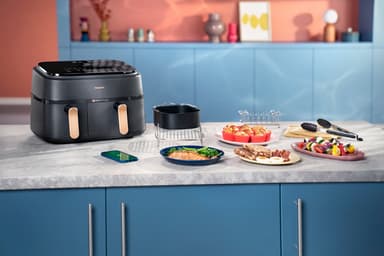 Philips 3000 Series airfryer med to kurver NA352/00