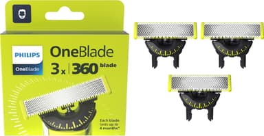 Philips OneBlade 360 barberblad QP430/50 (3-pk)