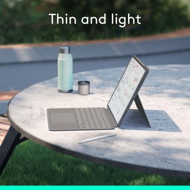 Logitech Combo Touch tastaturdeksel for iPad Air 13 (M2) (grå)