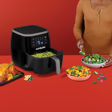 Nutribullet XXL digital airfryer NBA071B (sort)