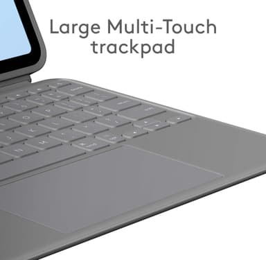 Logitech Combo Touch tastaturdeksel for iPad Air 11 (M2) (grå)