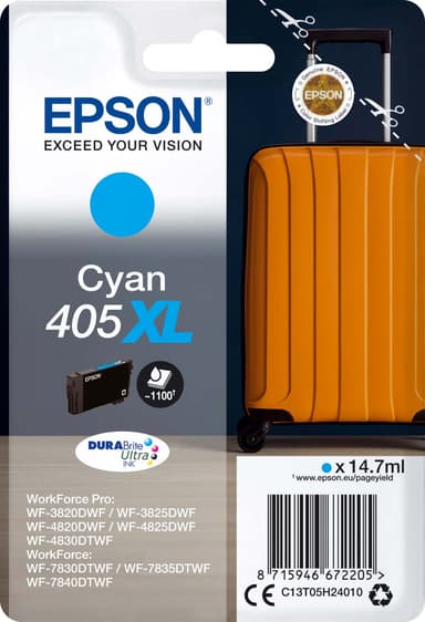 EPSON 405XL blekkpatron (Cyan)
