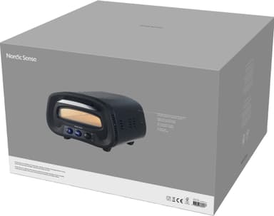 Nordic Sense elektrisk pizzaovn 33364 (sort)