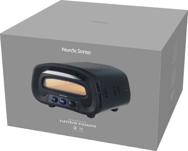 Nordic Sense elektrisk pizzaovn 33364 (sort)