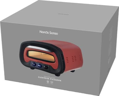 Nordic Sense elektrisk pizzaovn 33531 (terracotta)