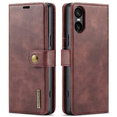 Mobil lommebok DG-Ming 2i1 Sony Xperia 10 VI - Rød