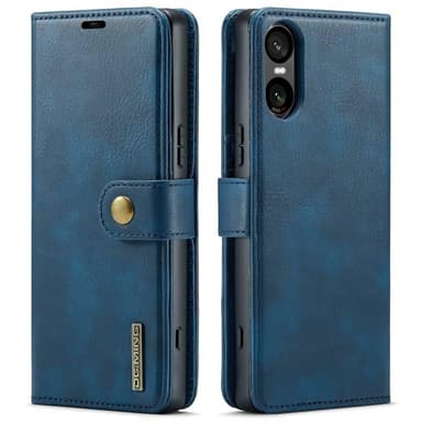 Mobil lommebok DG-Ming 2i1 Sony Xperia 10 VI - Blå