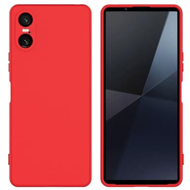 Liquid silikondeksel Sony Xperia 10 VI - Rød