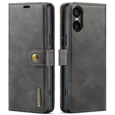 Mobil lommebok DG-Ming 2i1 Sony Xperia 10 VI - Grå