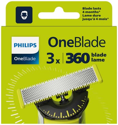 Philips OneBlade 360 barberblad QP430/50 (3-pk)