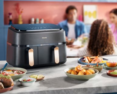 Philips 3000 Series airfryer med to kurver NA352/00