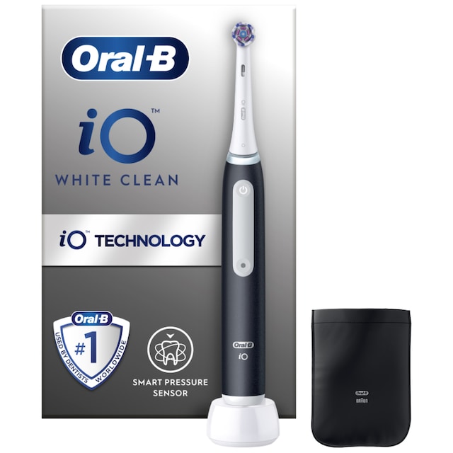 Oral-B iO White Clean elektrisk tannbørste 117753 (sort)