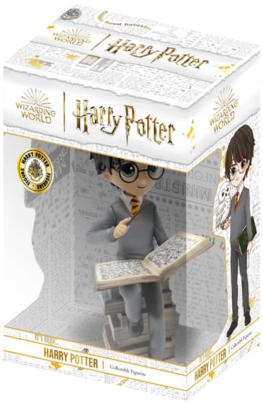 Plastoy Harry Potter figur (Harry og stabel med magibøker)