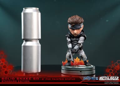 First 4 Figures Metal Gear Solid actionfigur (Solid Snake SD)
