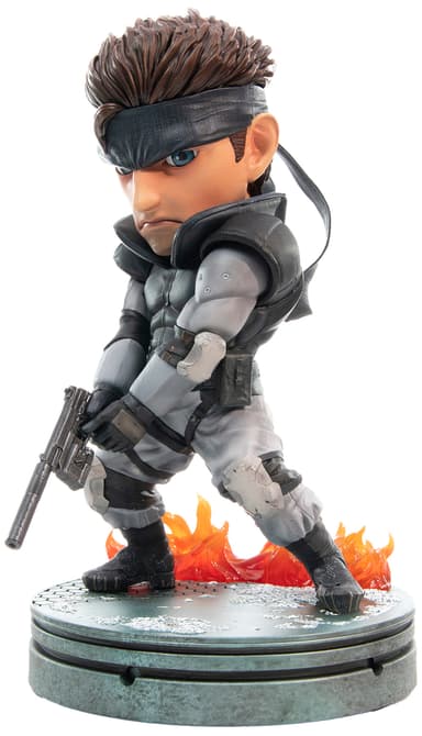 First 4 Figures Metal Gear Solid actionfigur (Solid Snake SD)