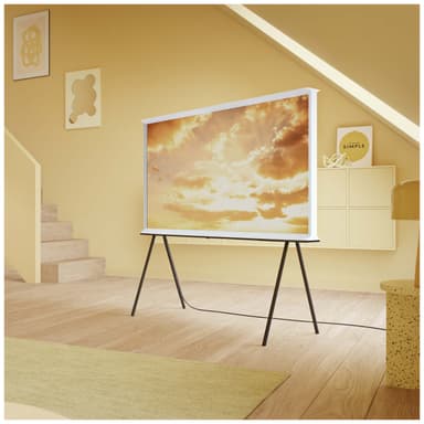 Samsung 43" LS01D The Serif 4K QLED Smart TV (2024, skyhvit)