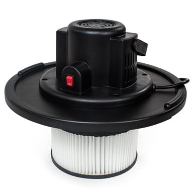 Askestøvsuger 1200W - inkl. 2 filter 20L - svart