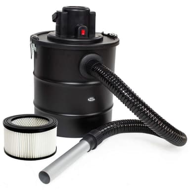 Askestøvsuger 1200W - inkl. 2 filter 20L - svart
