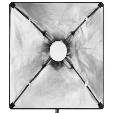 2x Studiolys + softbox , stativ og veske - svart