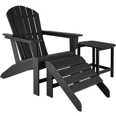 Hagestol Adirondack-Design - svart