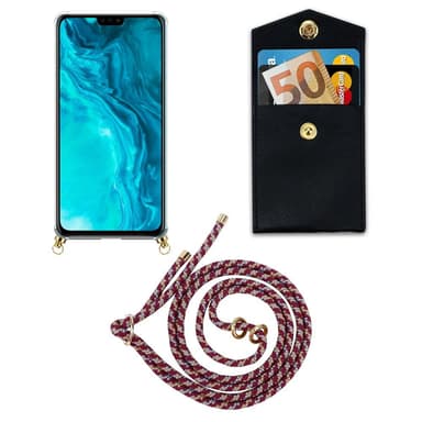 Honor 9X LITE Deksel med Halskjede (rød)