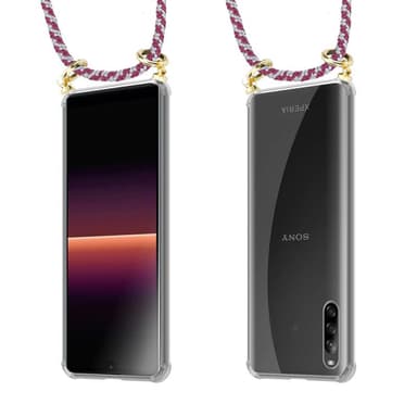 Sony Xperia L4 Deksel med Halskjede (rød)