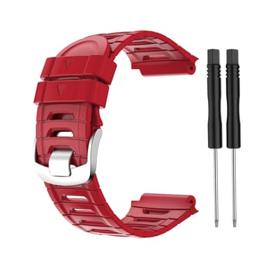 Klokkebånd silikon Rød Garmin 920XT