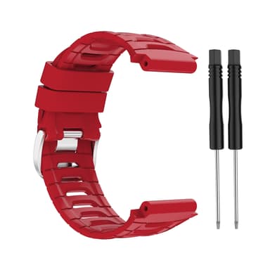 Klokkebånd silikon Rød Garmin 920XT