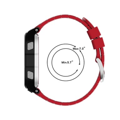Klokkebånd silikon Rød Garmin 920XT