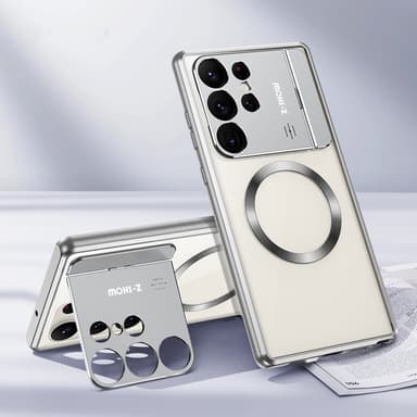 Magnetisk suge-foldebrakett Aromaterapi-telefonveske til Samsung Samsung Galaxy S23 Ultra