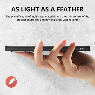 Magnetisk telefonveske i imitert skinn til Samsung Samsung Galaxy S22 Ultra