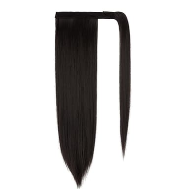 Clip-on hestehaleutvidelser hestehale rett Svart