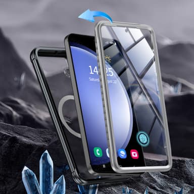 Fallsikkert og ripesikkert mobiltelefondeksel til Samsung Galaxy S24 Series Sort Samsung Galaxy S24 Ultra