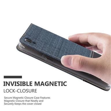 LG X POWER lommebokdeksel etui (blå)